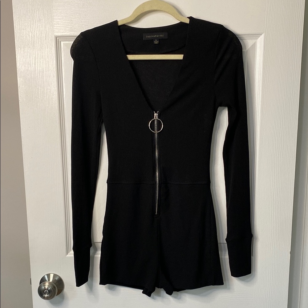 Dance & Marvel Black Knit Top